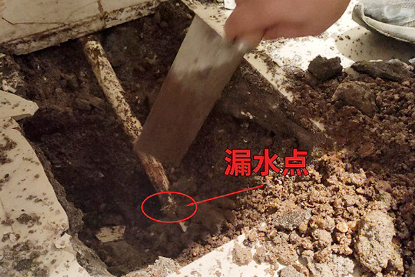 用漏水檢測儀成功定位漏水點