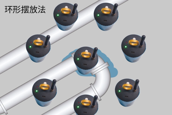 漏水檢測推車無線傳感器擺放